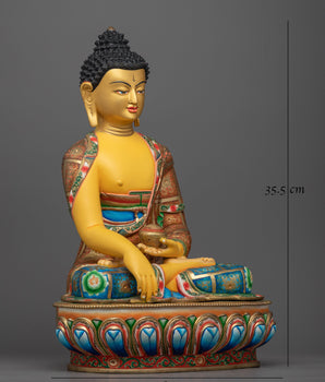 shakyamuni-buddha-colorful sculpture