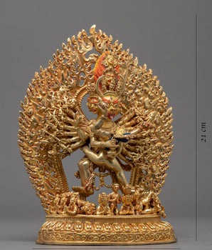 Yamantaka The Destroyer Of Death Statue | Yamantaka With Consort Sculpture