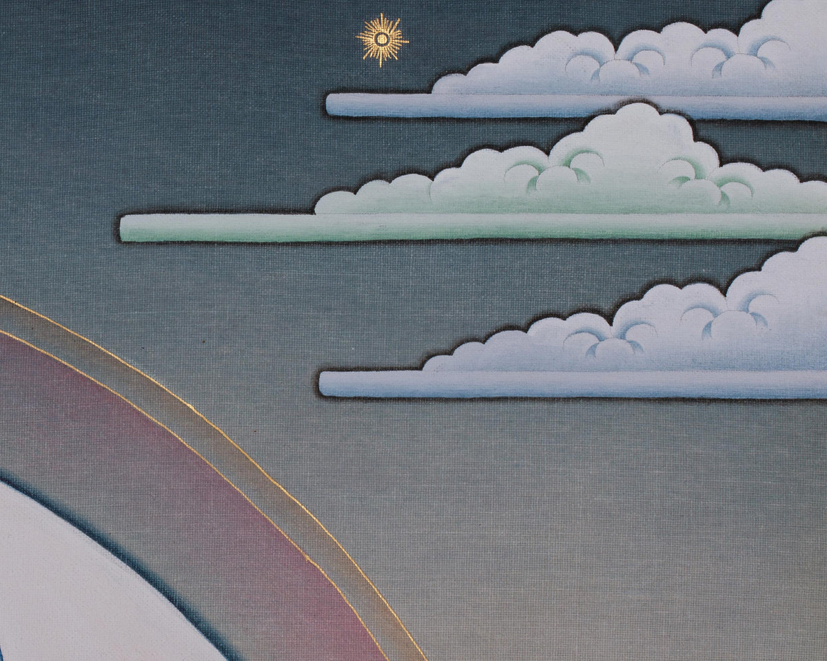 Sacred White Tara Artwork | Healing and Longevity Deity | Female Buddha