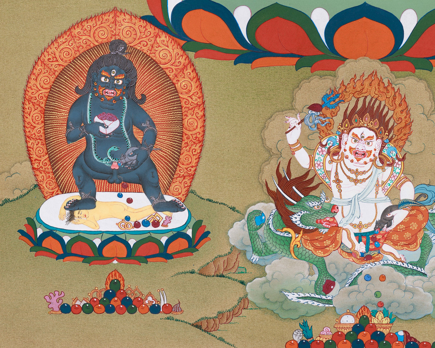 Five Jambhalas | Buddhist Wealth Deities