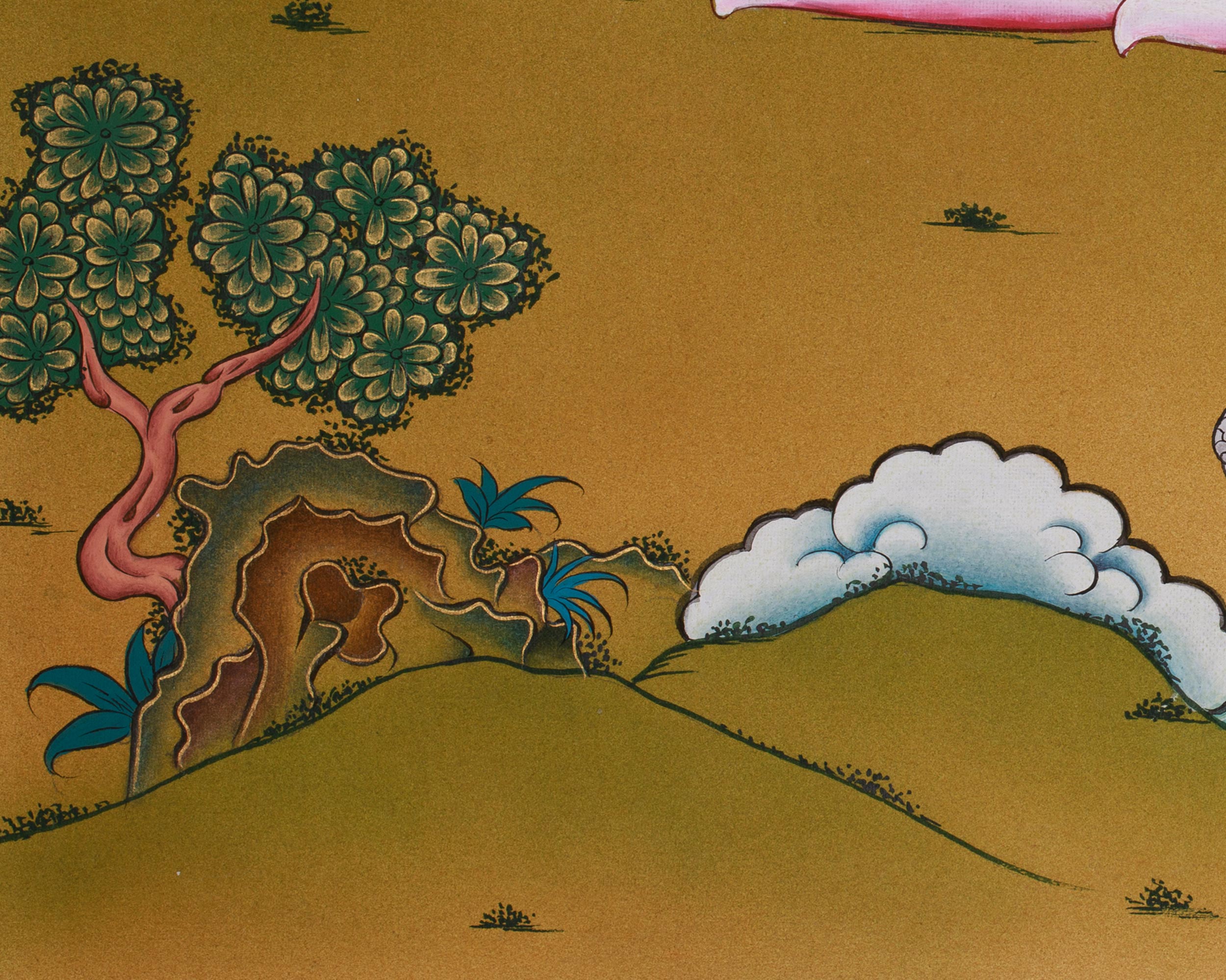Karmapa Thangka | Buddhist Master | Himalayan Buddhist Artwork | Symbol of Compassion