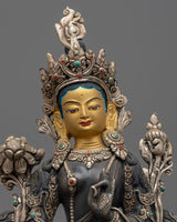 green-tara-oxidized-figurine