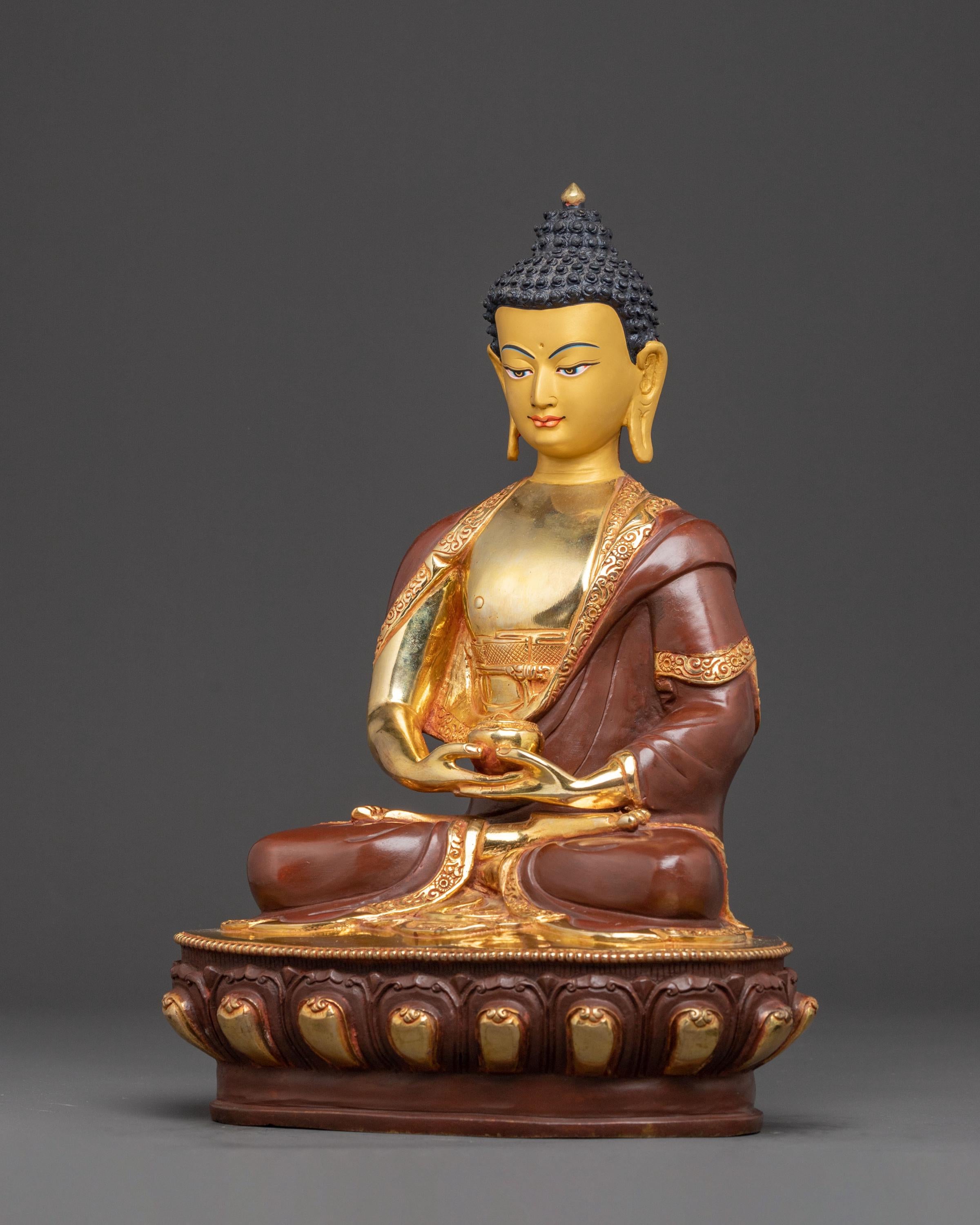 Spiritual Tibetan Amitabha Buddha Statue | Buddha of Infinite Light