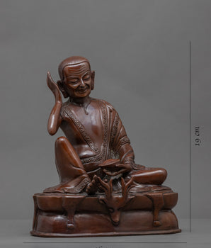 Milarepa Buddha Statue | Historical Tibetan Buddhist Master Artwork