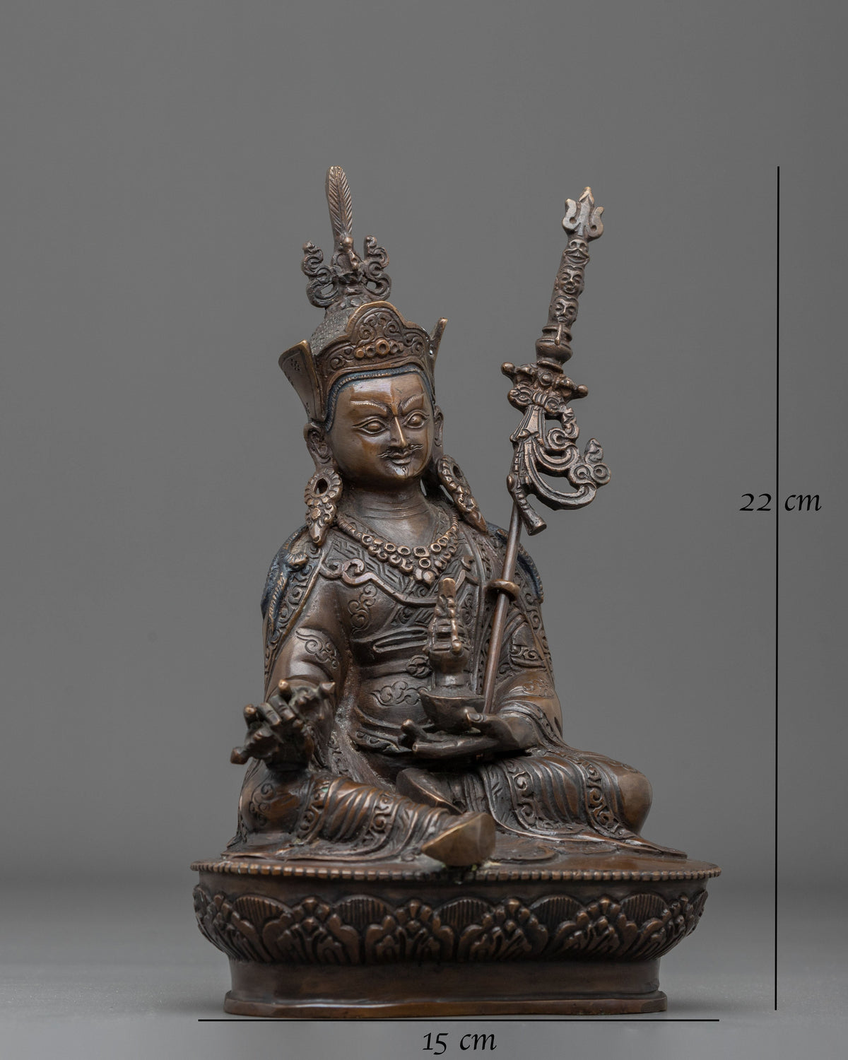 Handmade Padmasambhava Sculpture  | Spiritual Home Decor
