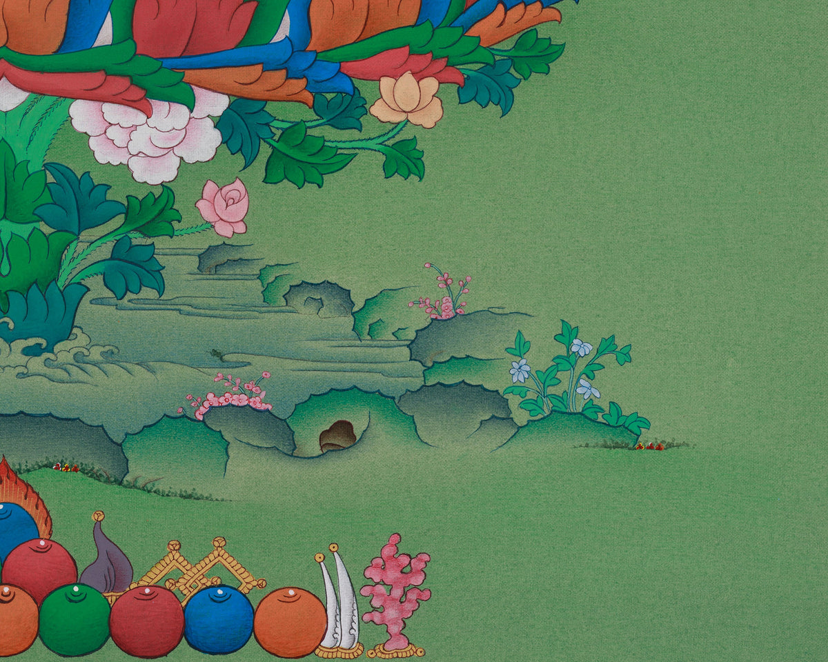 Buddhist Guru Rinpoche Artwork | Spiritual Transformation | Sacred Art