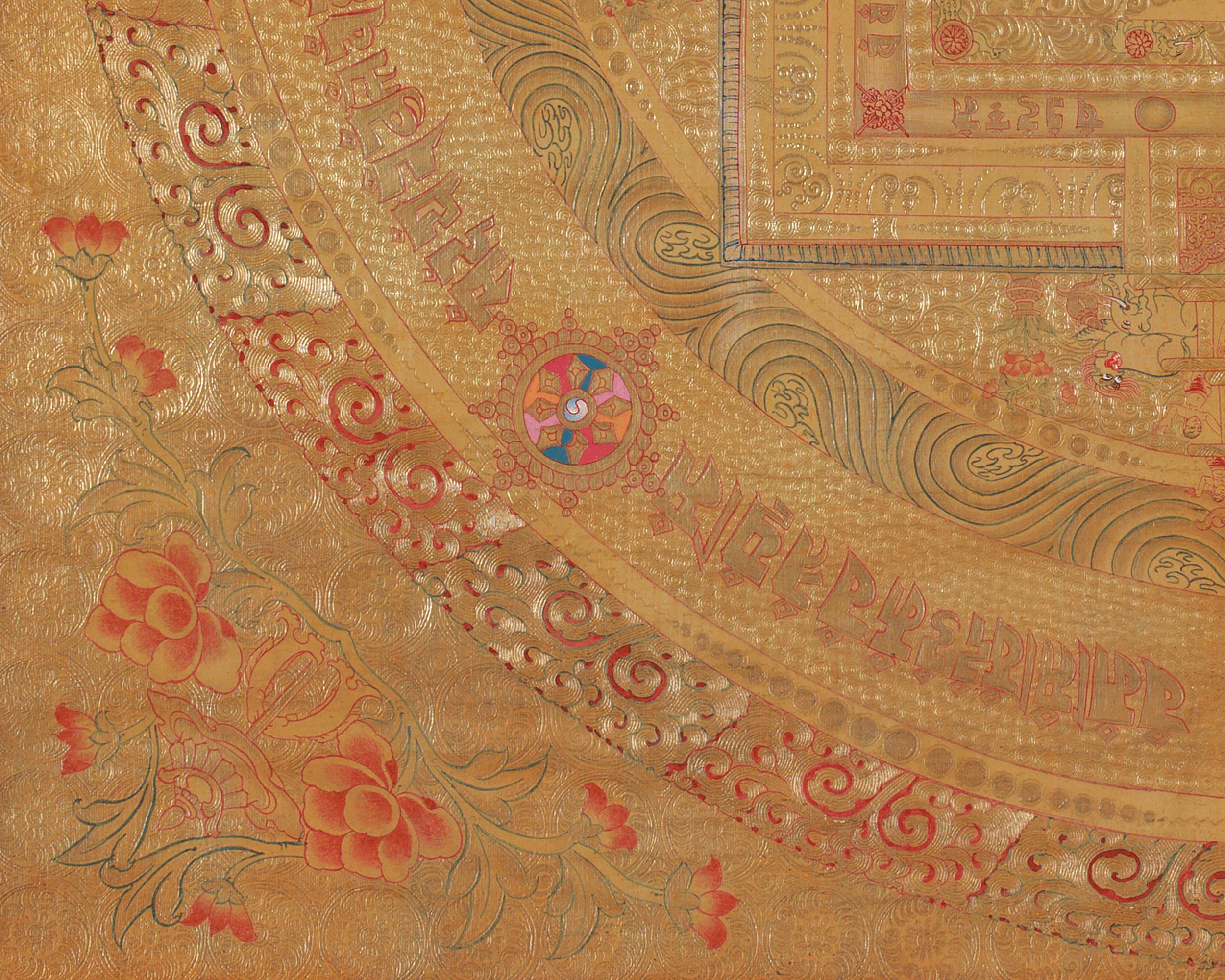 Spiritual Buddhist Kalachakra Mandala | Meditation, Harmony, and Enlightened Wisdom