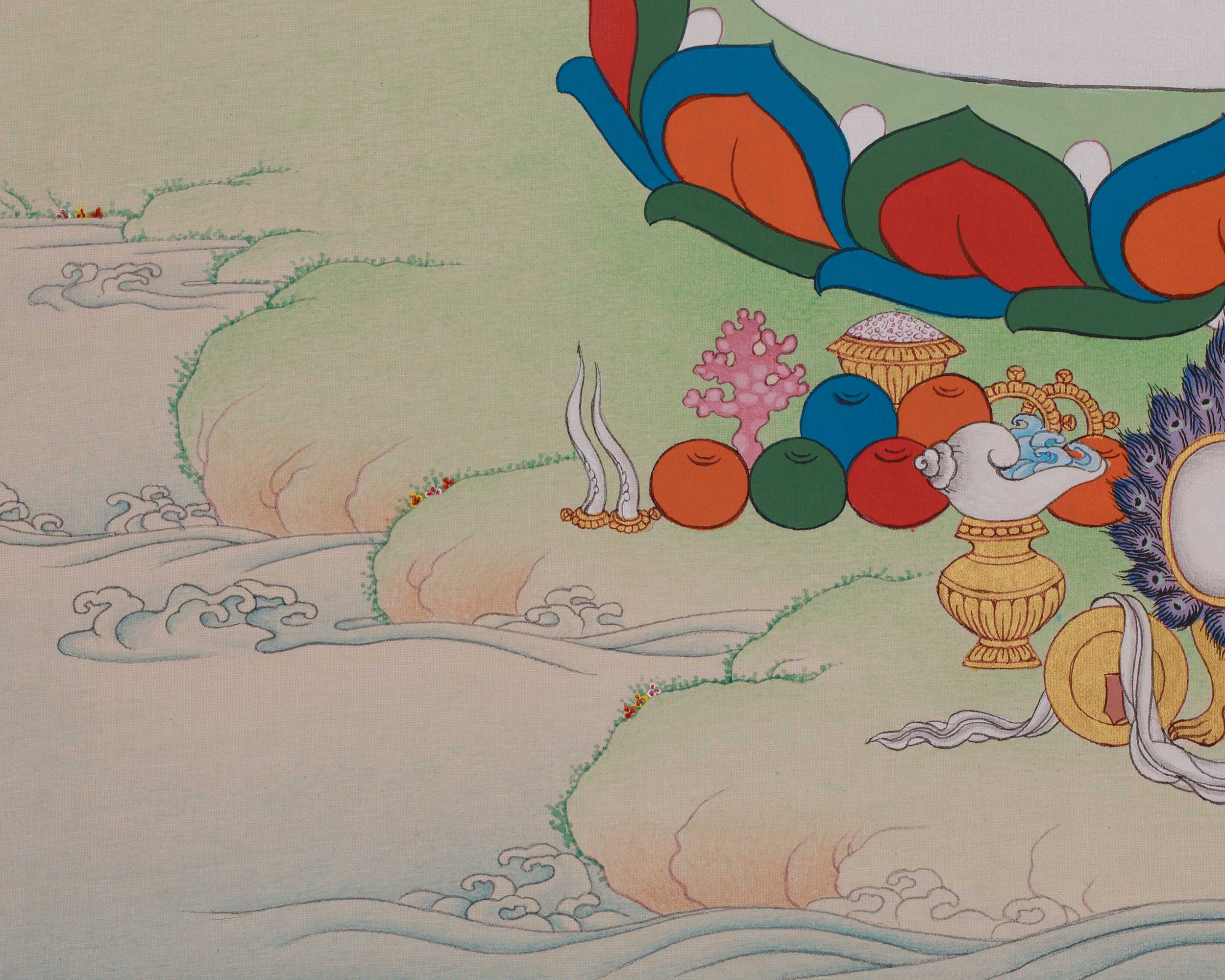 Sacred Machig Labdron Thangka | Emanation of Wisdom and Fearlessness