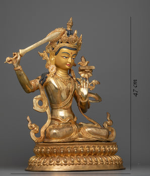 Manjushri 18.5 Inches Statue