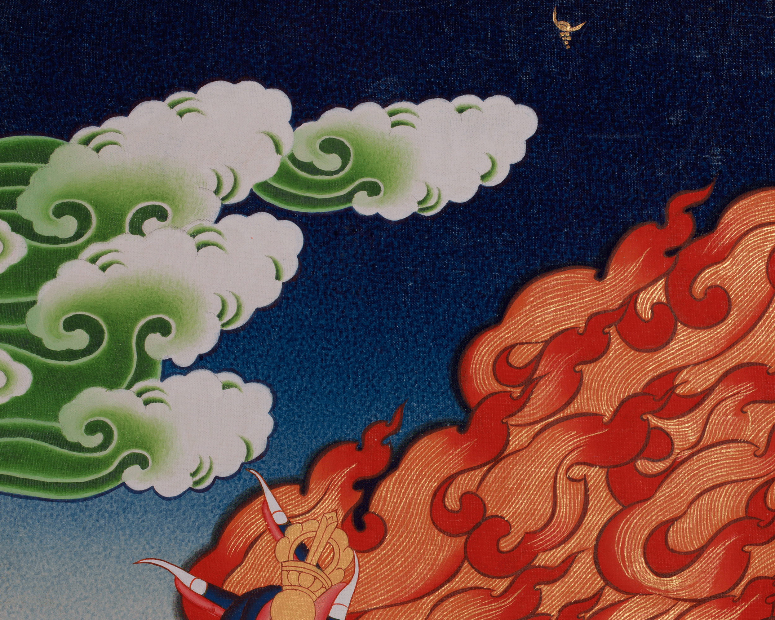 Vajrapani Spiritual Thangka | Revered as a Protector of the Buddha