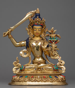 wisdom bodhisattva manjushri-sculpture