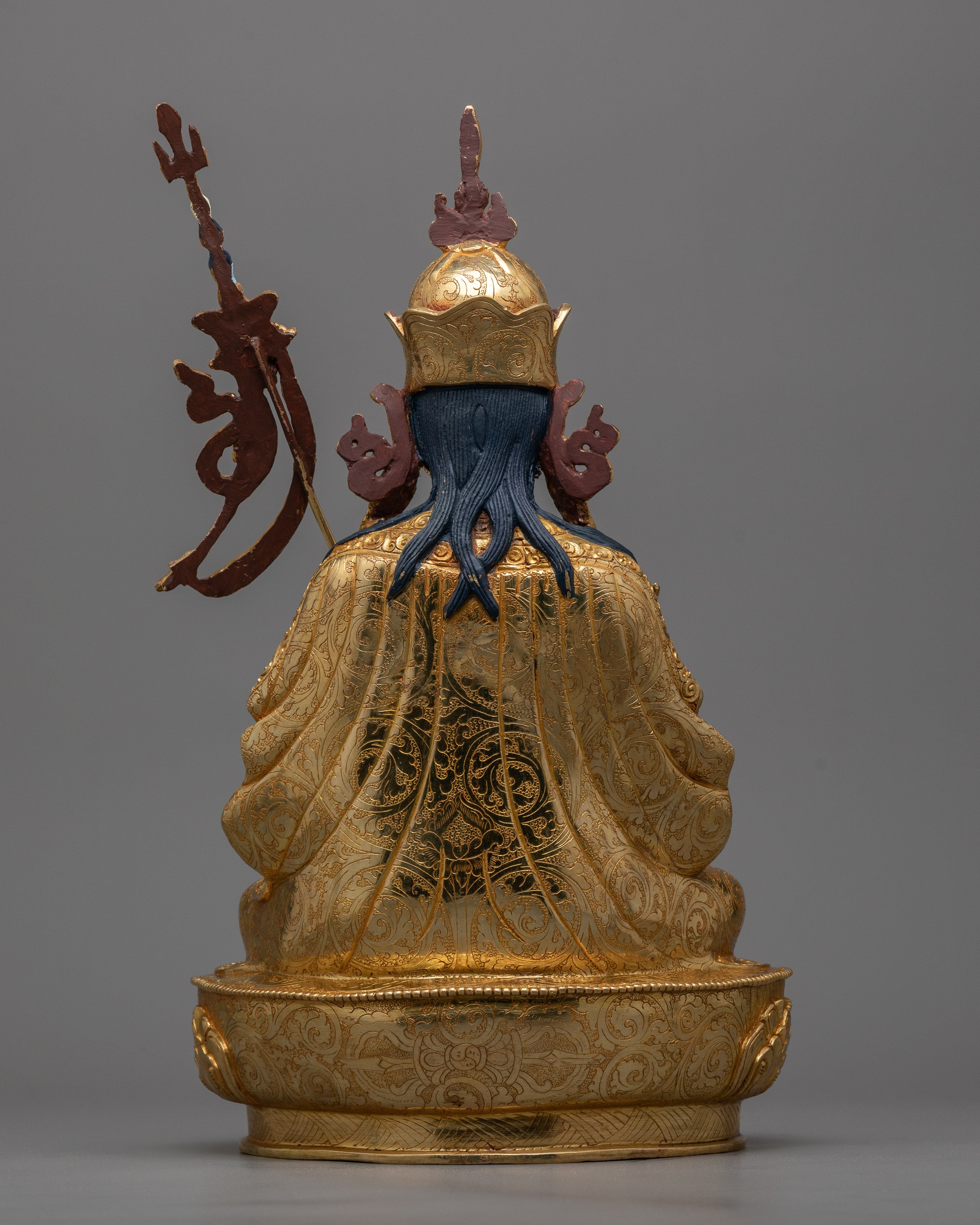Guru Rinpoche 38cm Statue | Master of Himalayan Wisdom