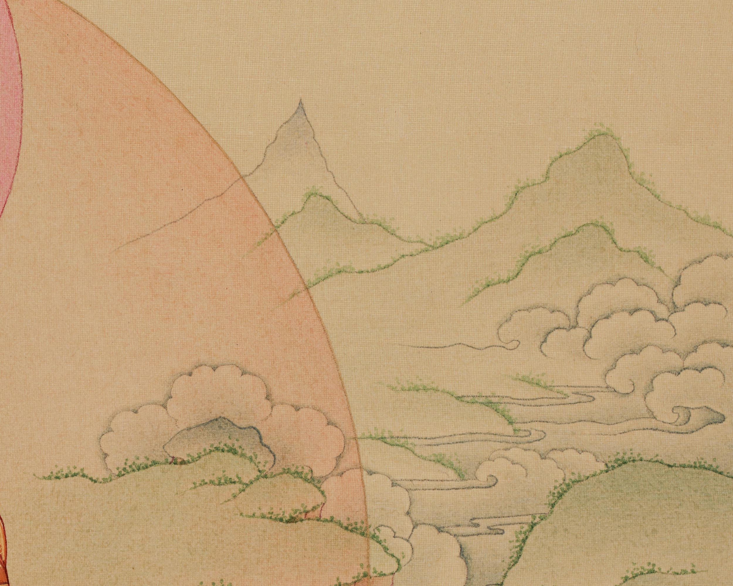 Exclusive Thangka of Healer Medicine Buddha | The Divine Buddha of Healing and Protection