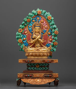 Vajradhara Buddha with Throne