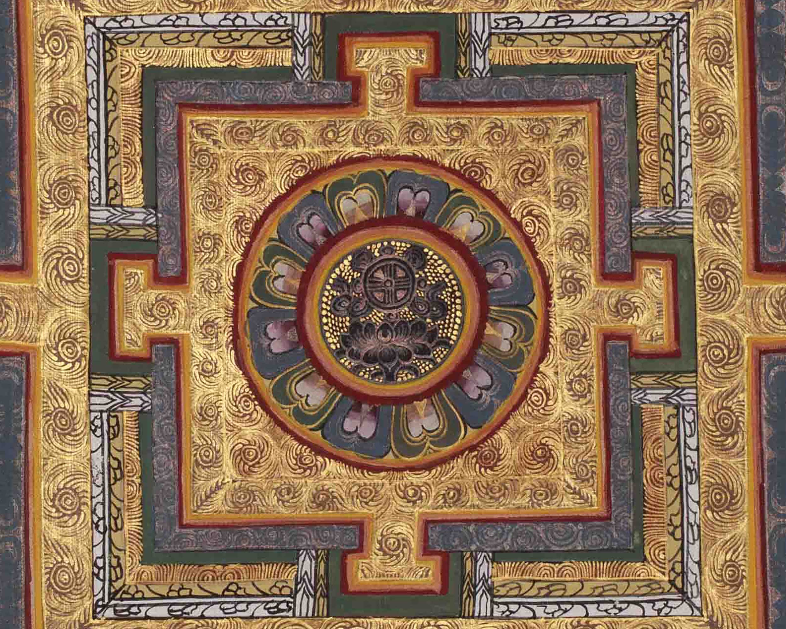 Kalachakra Spiritual Mandala Art | Wisdom, Protection, and Inner Awakening
