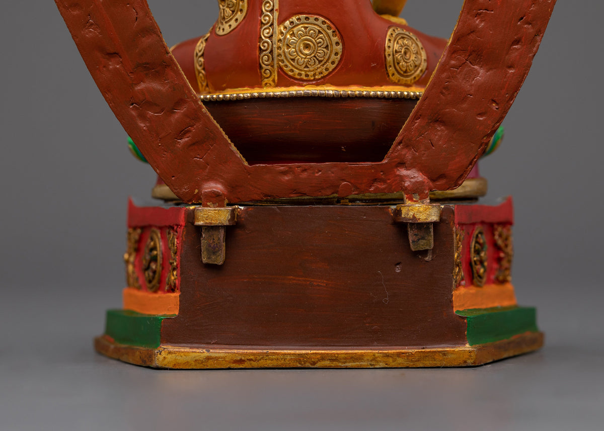 Shakyamuni Buddha in Throne Statue | Meditation Sculpture
