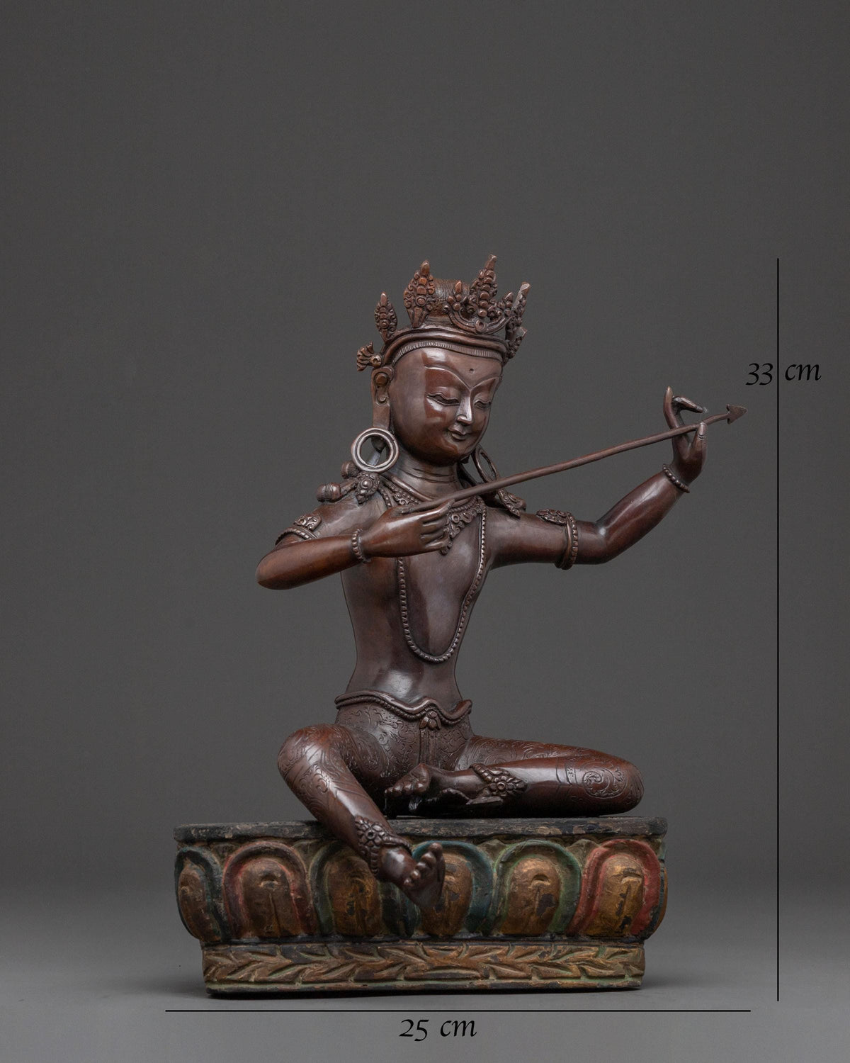 Handcrafted Saraha Statue | Spiritual Home Decor