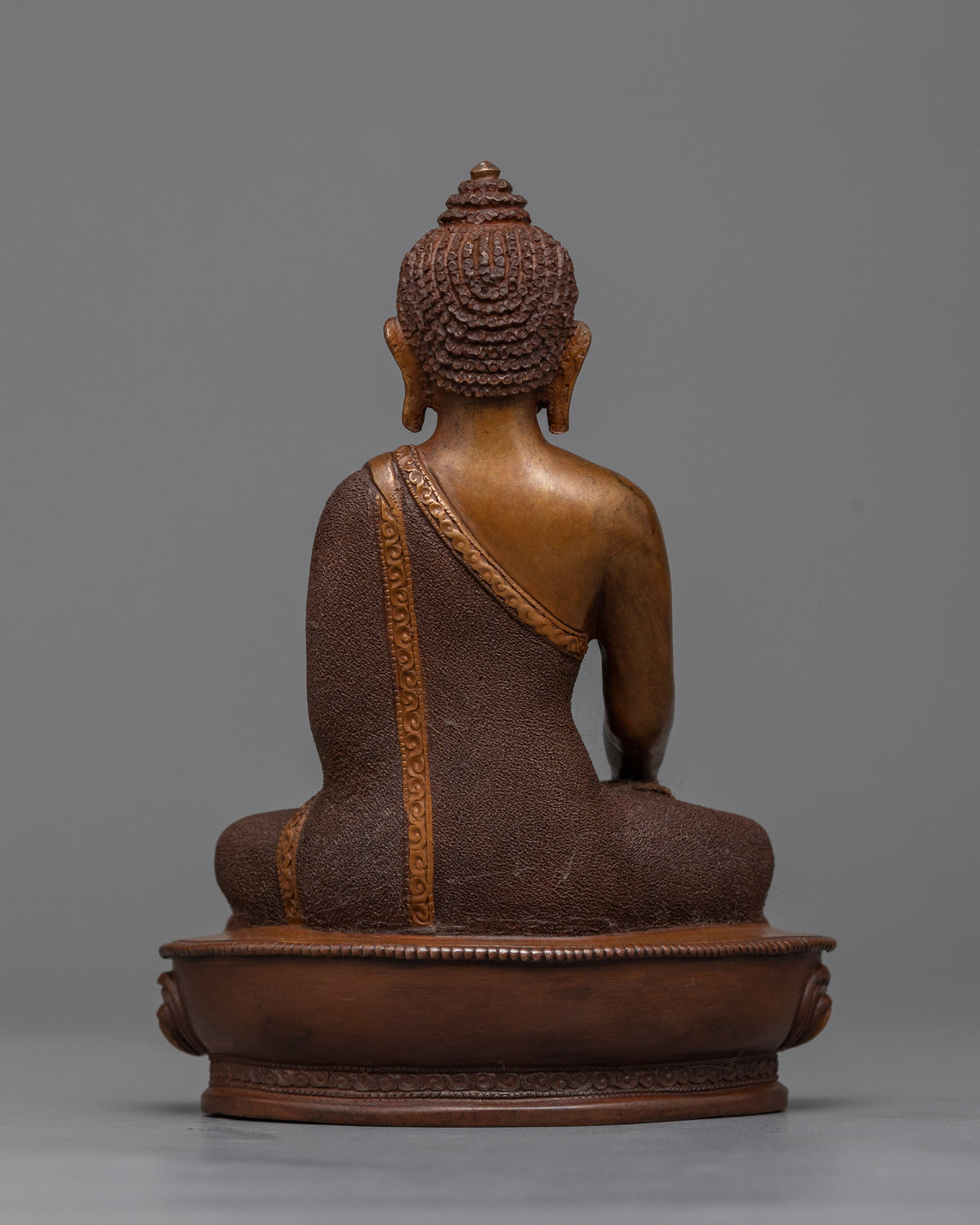 Shakyamuni Buddha: Oxidized Copper Idol of Awakening | Himalayan Artwork