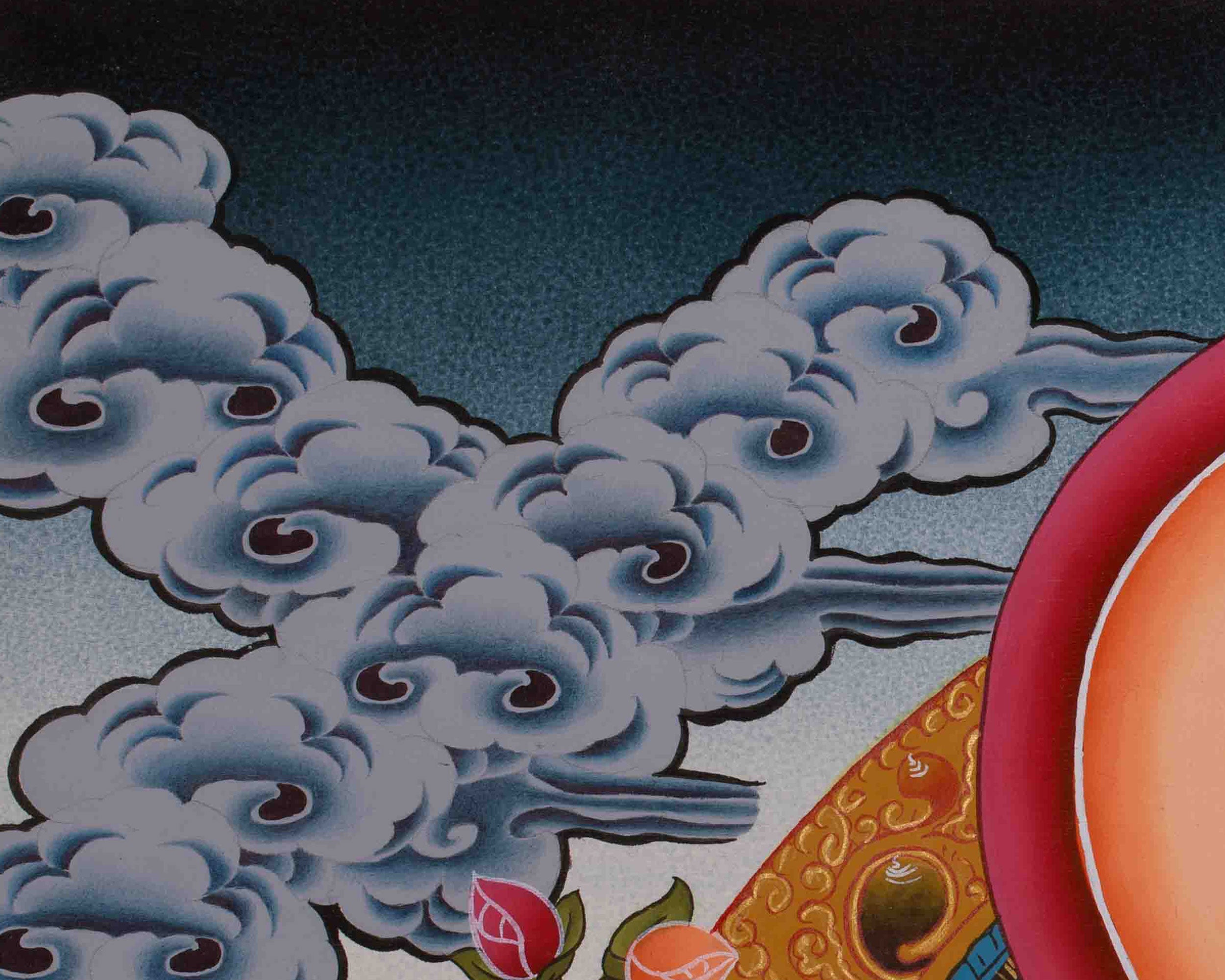 Divine Art Of White Tara With Manjushri And Vajrapani | Meditation & Spiritual Altar