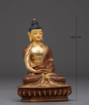 Peaceful Statue of Amitabha Buddha