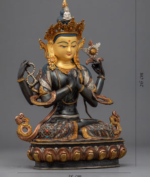 The Bodhisattva Avalokiteshvara Statue | Hand Carved Himalayan Art