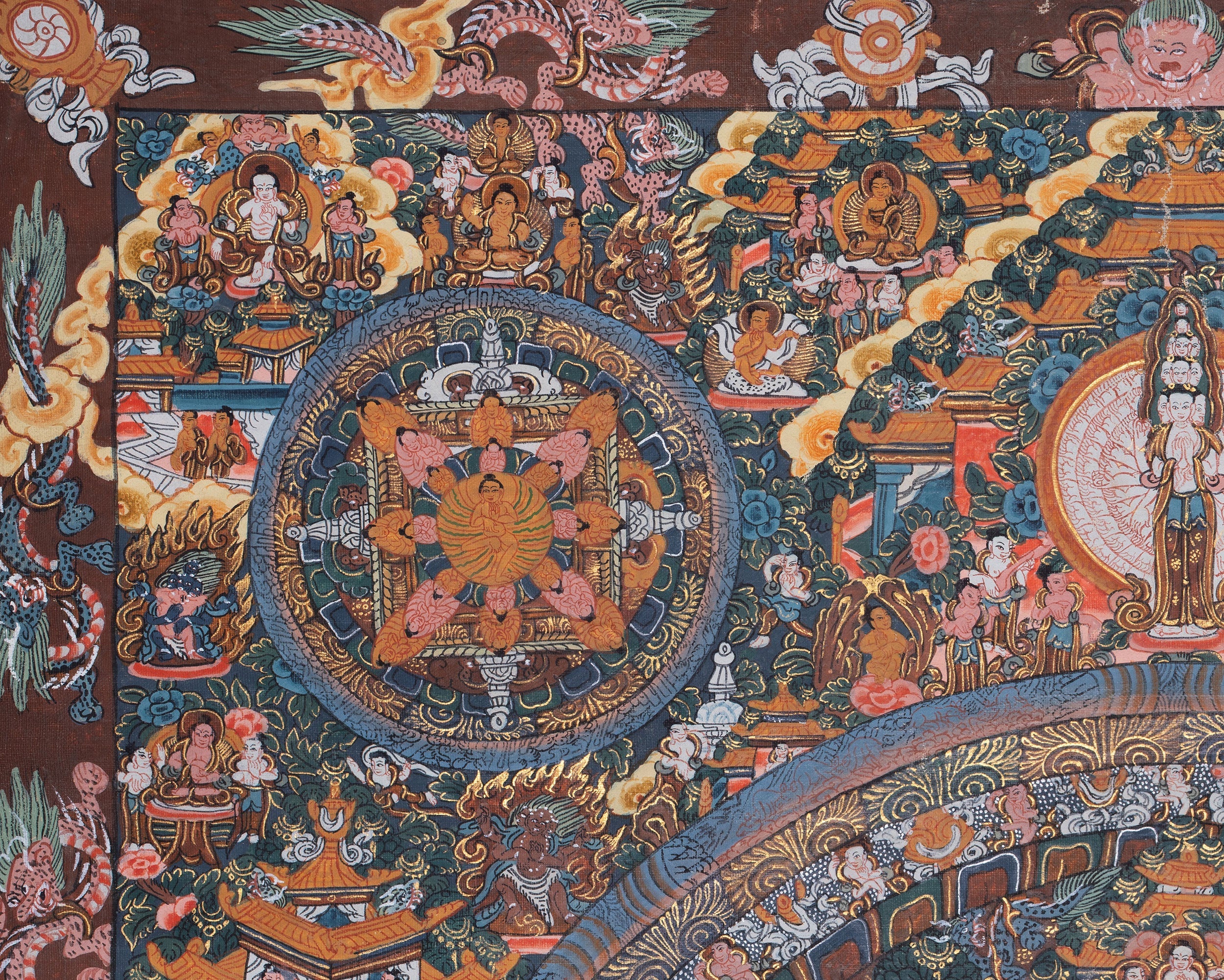 Traditional Buddha Mandala Artwork | For Deep Meditation and Focus