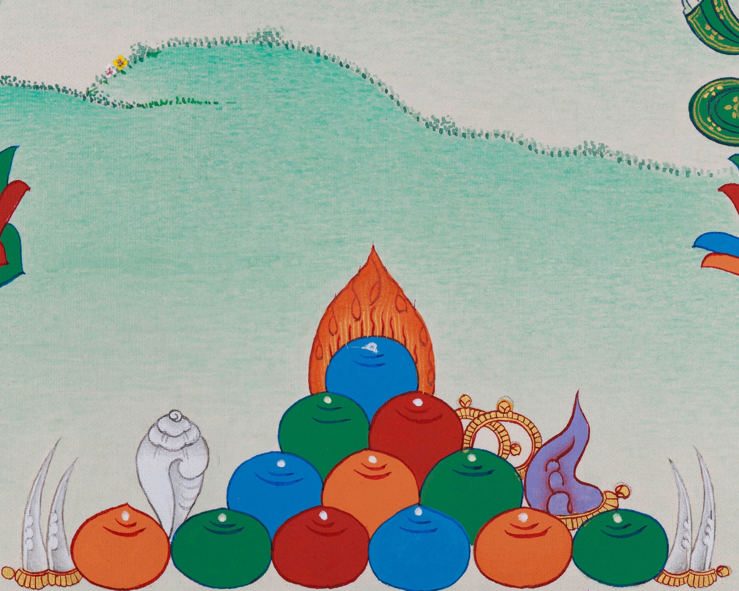 Divine Blessings of Longevity: Amitayus, White Tara, and Namgyalma