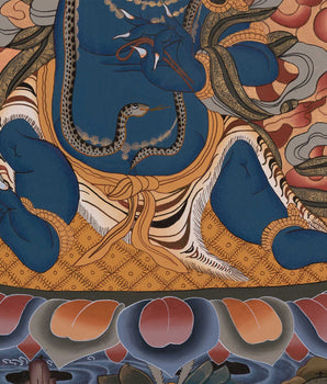 Tibetan Bodhisattva Vajrapani | Symbol of Strength, Protection, and Spiritual Power