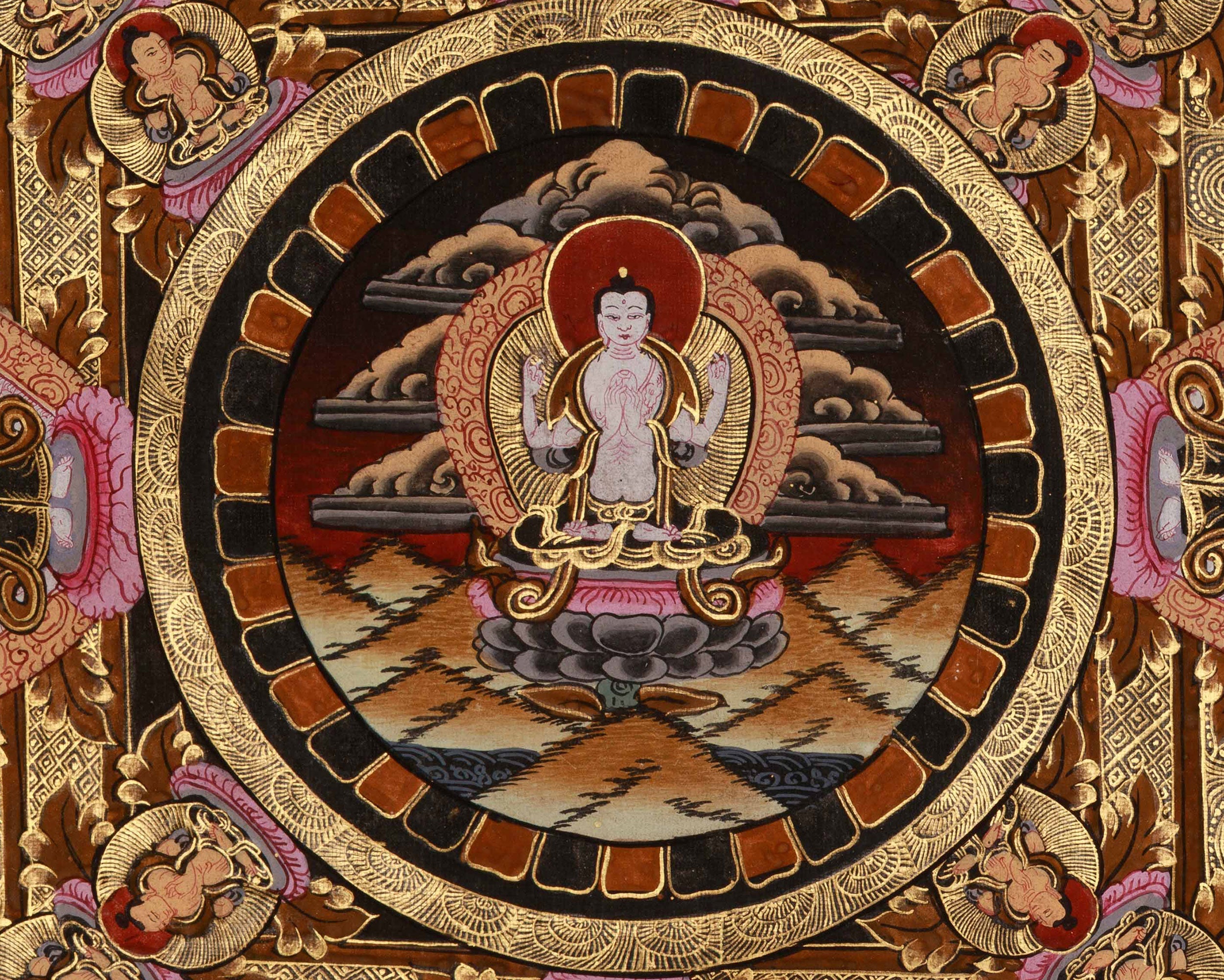 Sacred Chenrezig Mandala | Avalokiteshvara, the Bodhisattva of Compassion | Meditation Altar