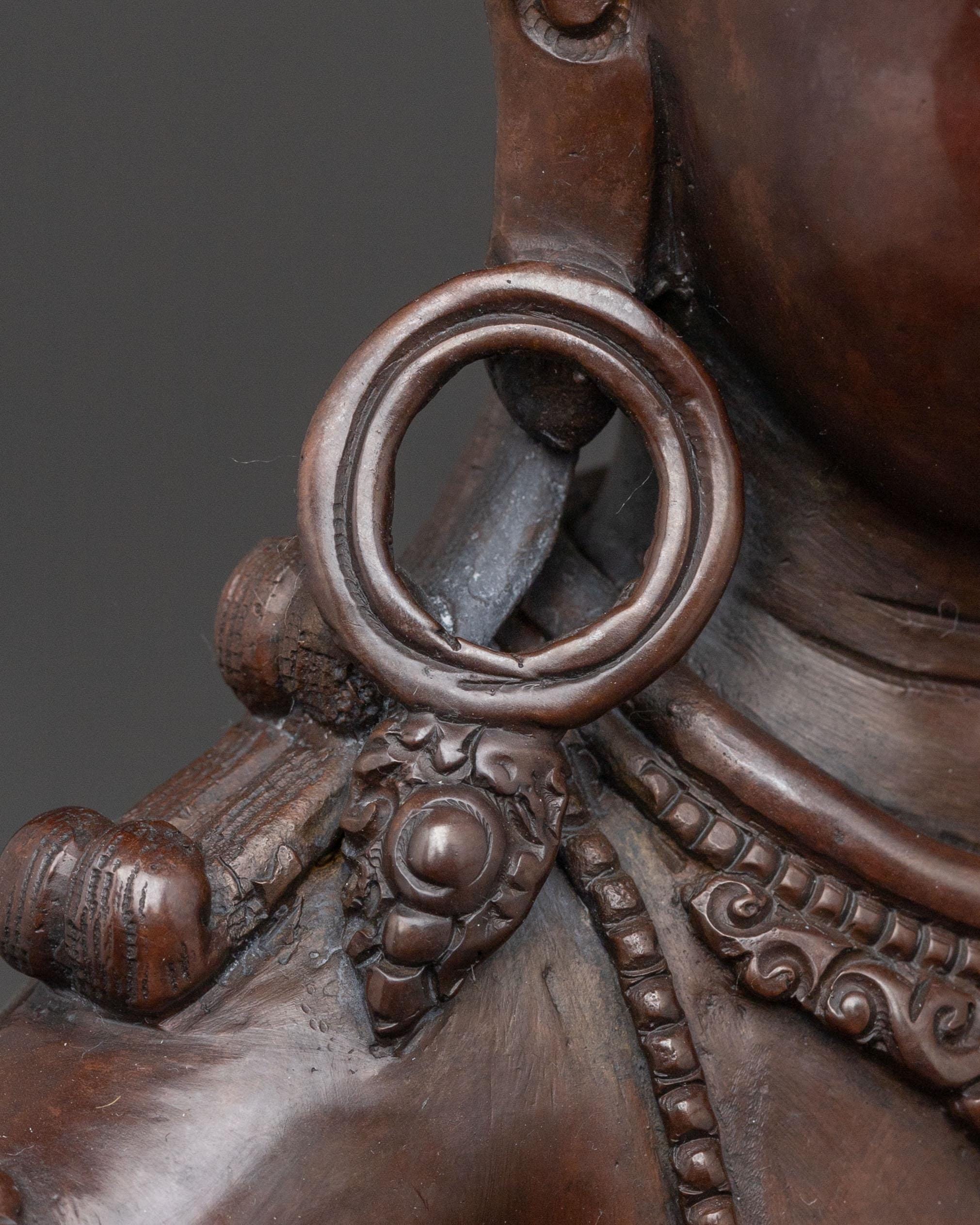 Handcrafted Saraha Statue | Spiritual Home Decor