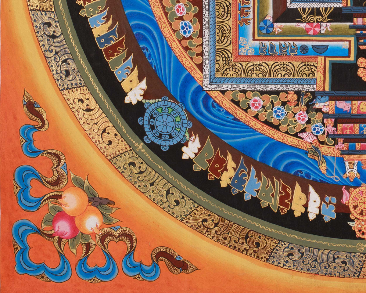 Kalachakra Mandala Artwork | Wheel of Time Thangka