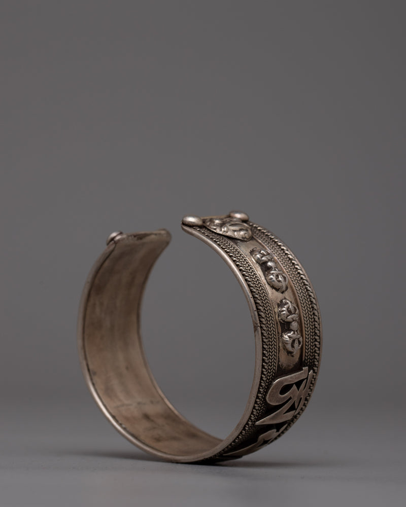 Tibetan Silver With Copper Bracelet | Silver Bracelet and Beautiful Design