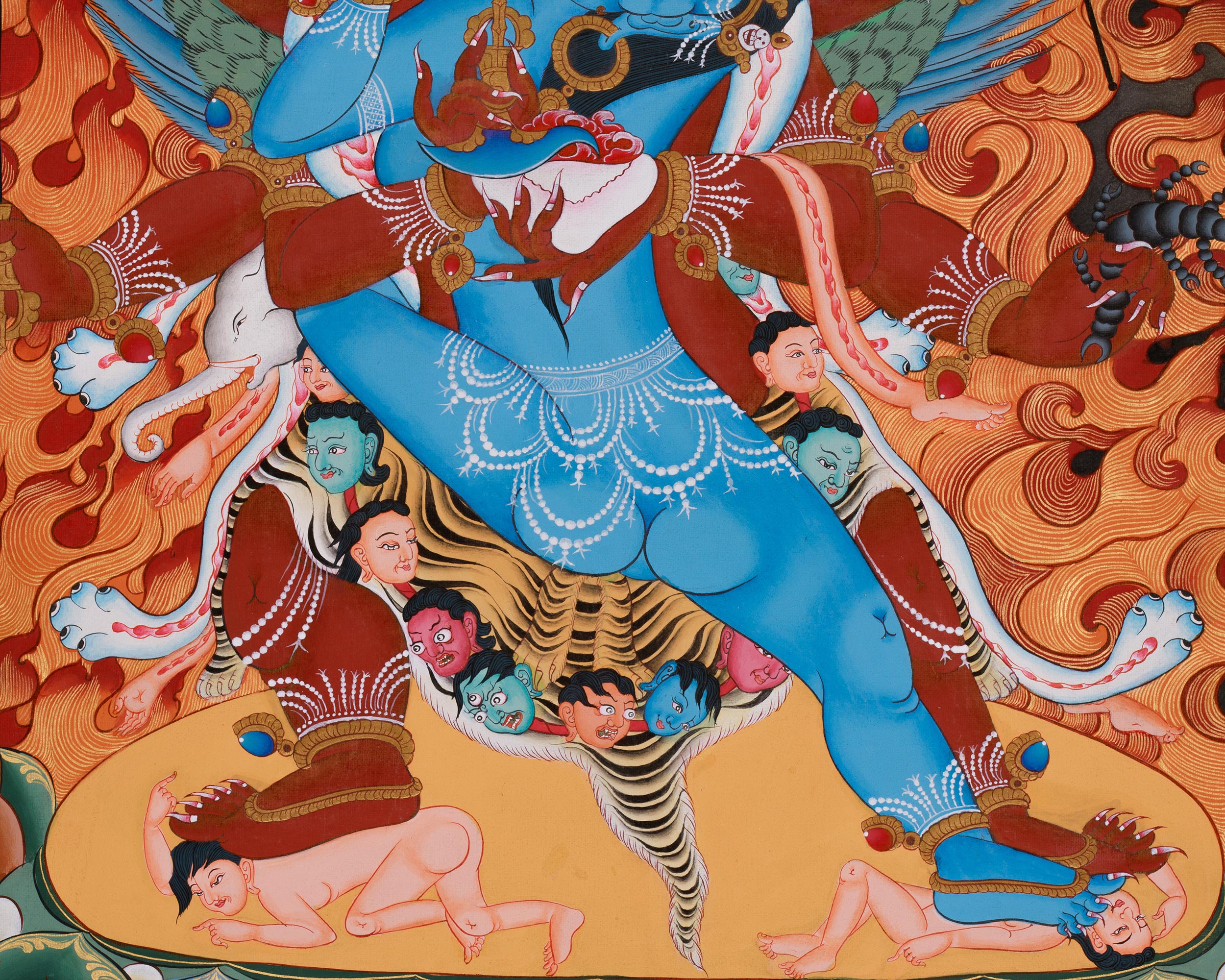 Vajrakilaya Buddhist Art | Fierce Deity of Transformation