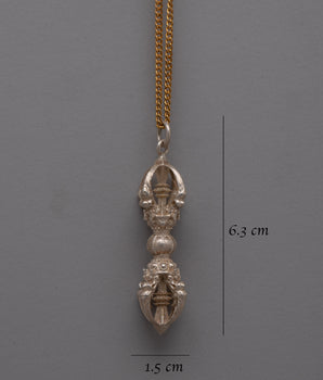 Handcrafted Silver Pendant | Elegant Craft with Spiritual Power and Protection