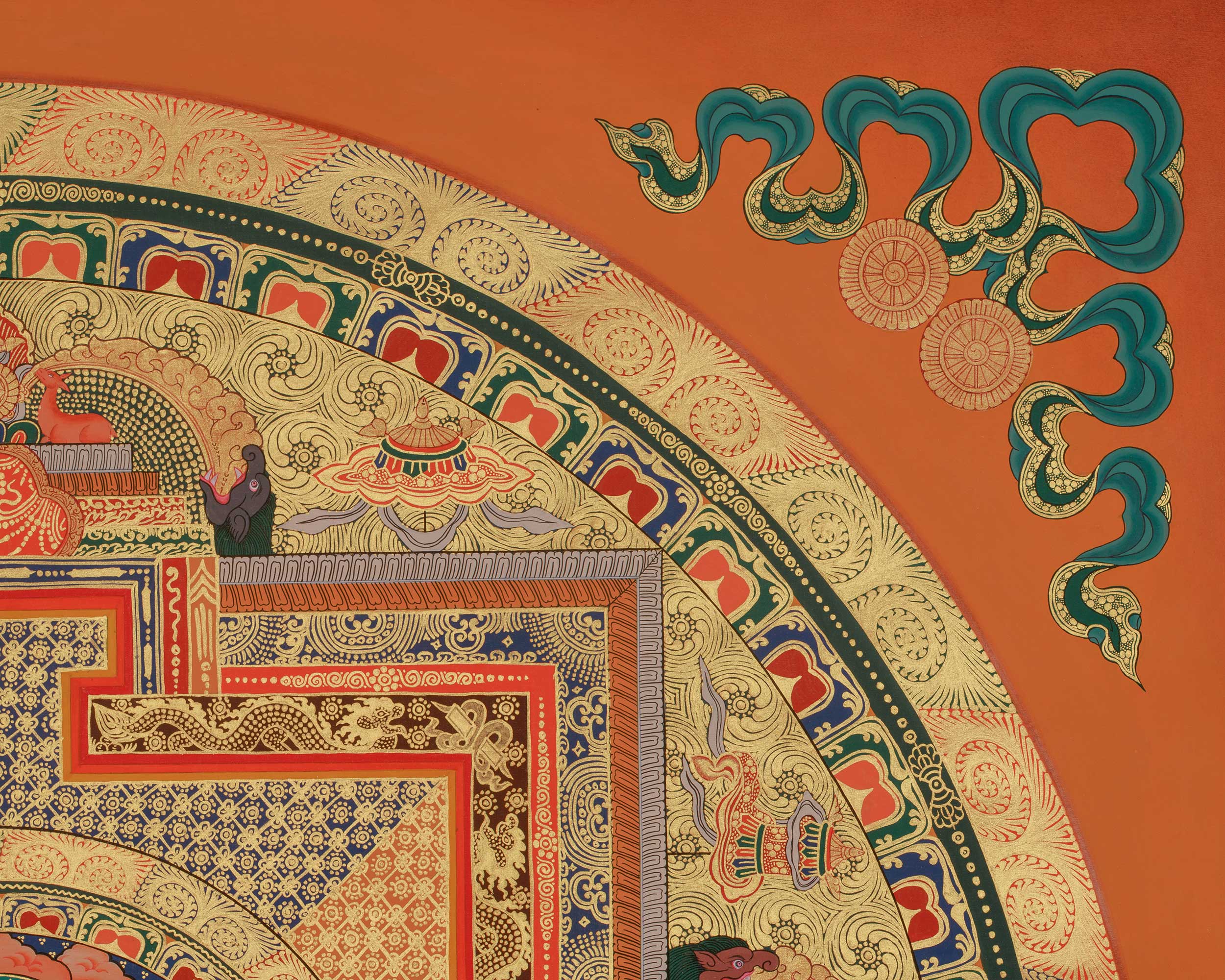 Amitabha Mandala Art | Sacred Buddha of Infinite Light | Pure Land Deity