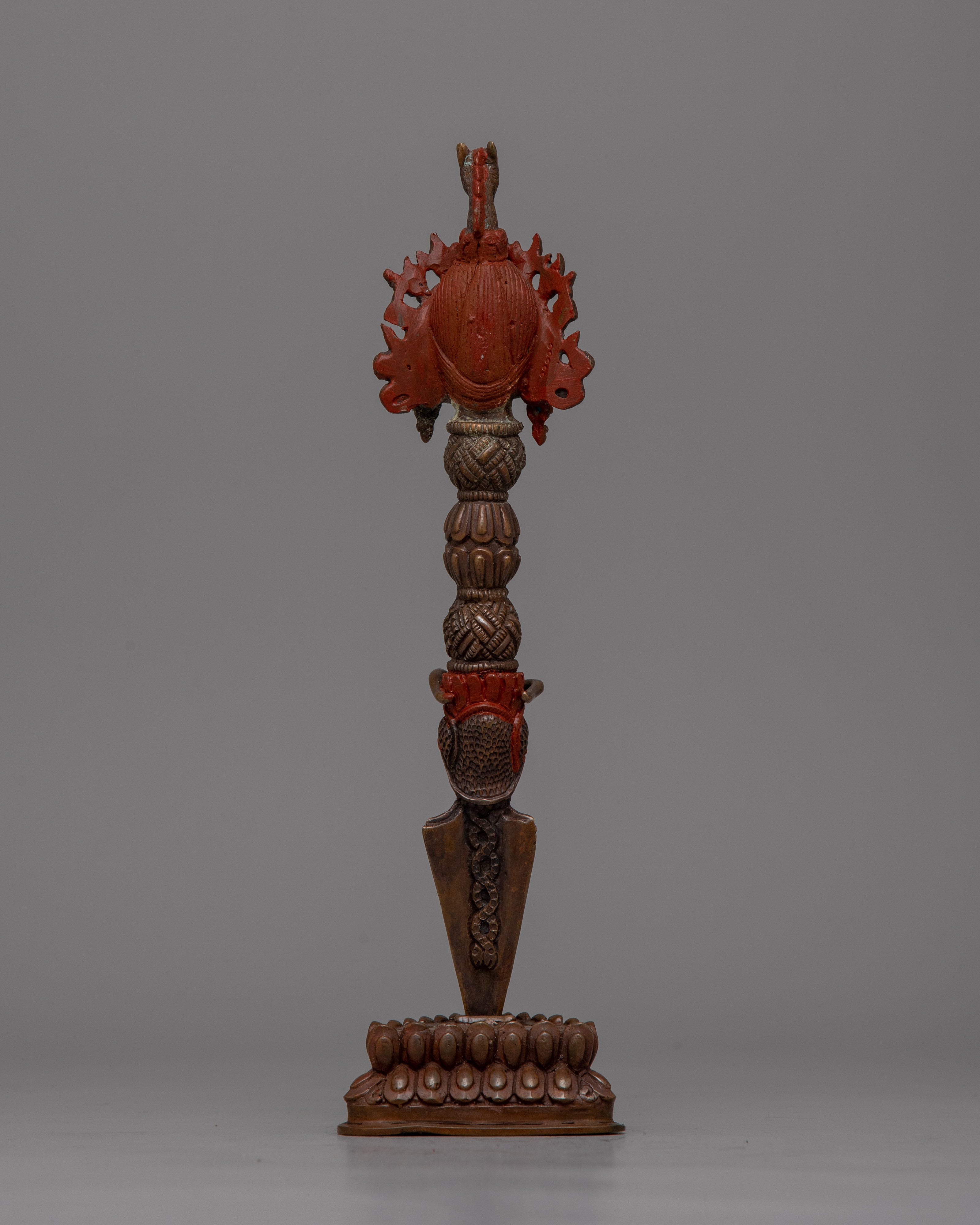 Phurba Practice Dagger with Stand | Handcrafted Spiritual Tool Enhance Meditation & Ceremonial Decor