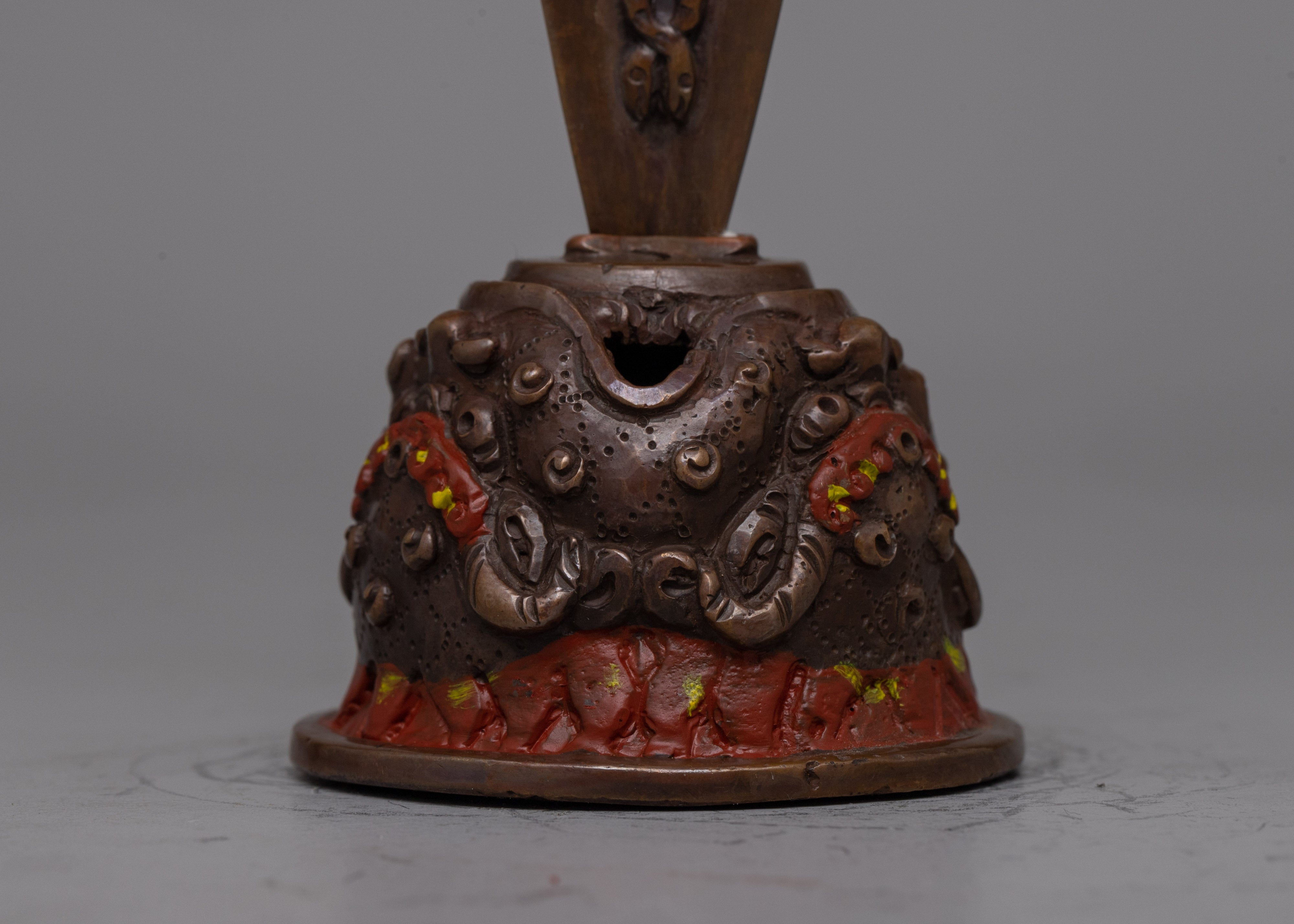 Mahakala Phurba with Stand | Authentic Buddhist Winged Deity With Spiritual Dagger Charm