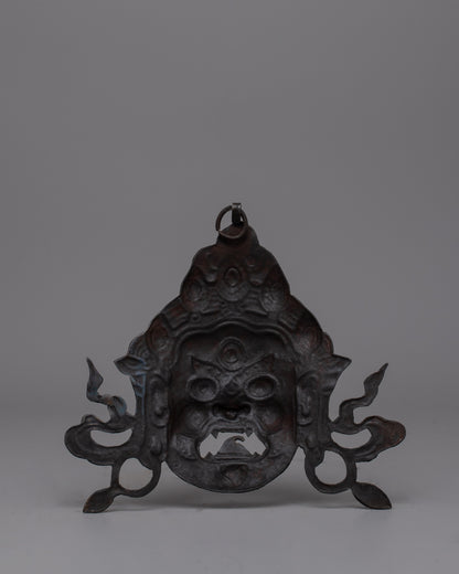 Wrath Full Mask Wall Hanging | Exquisite Art Piece of Tradition with Artistic Craftsmanship