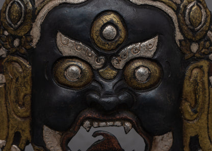 Wrath Full Mask Wall Hanging | Exquisite Art Piece of Tradition with Artistic Craftsmanship