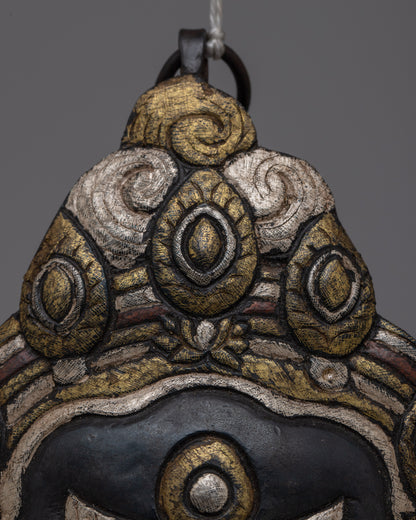 Wrath Full Mask Wall Hanging | Exquisite Art Piece of Tradition with Artistic Craftsmanship