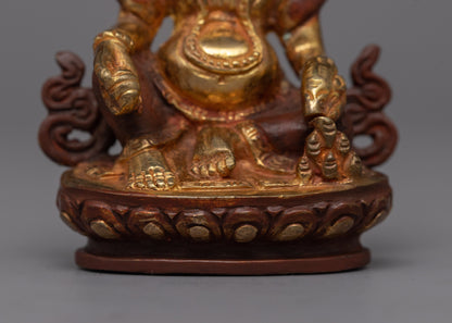 Guru Dzambhala Mantra Prayer Statue | Elevate Your Sacred Space with Buddhist Wealth Deity