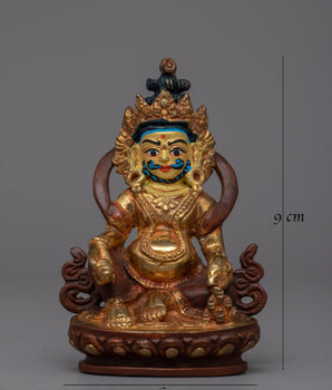 Guru Dzambhala Mantra Prayer Statue | Elevate Your Sacred Space with Buddhist Wealth Deity