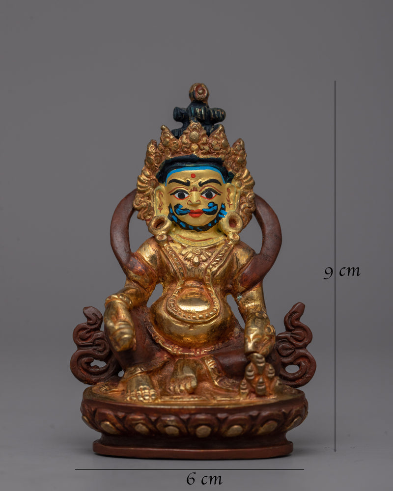 Guru Dzambhala Mantra Prayer Statue | Elevate Your Sacred Space with Buddhist Wealth Deity