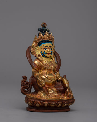 Guru Dzambhala Mantra Prayer Statue | Elevate Your Sacred Space with Buddhist Wealth Deity