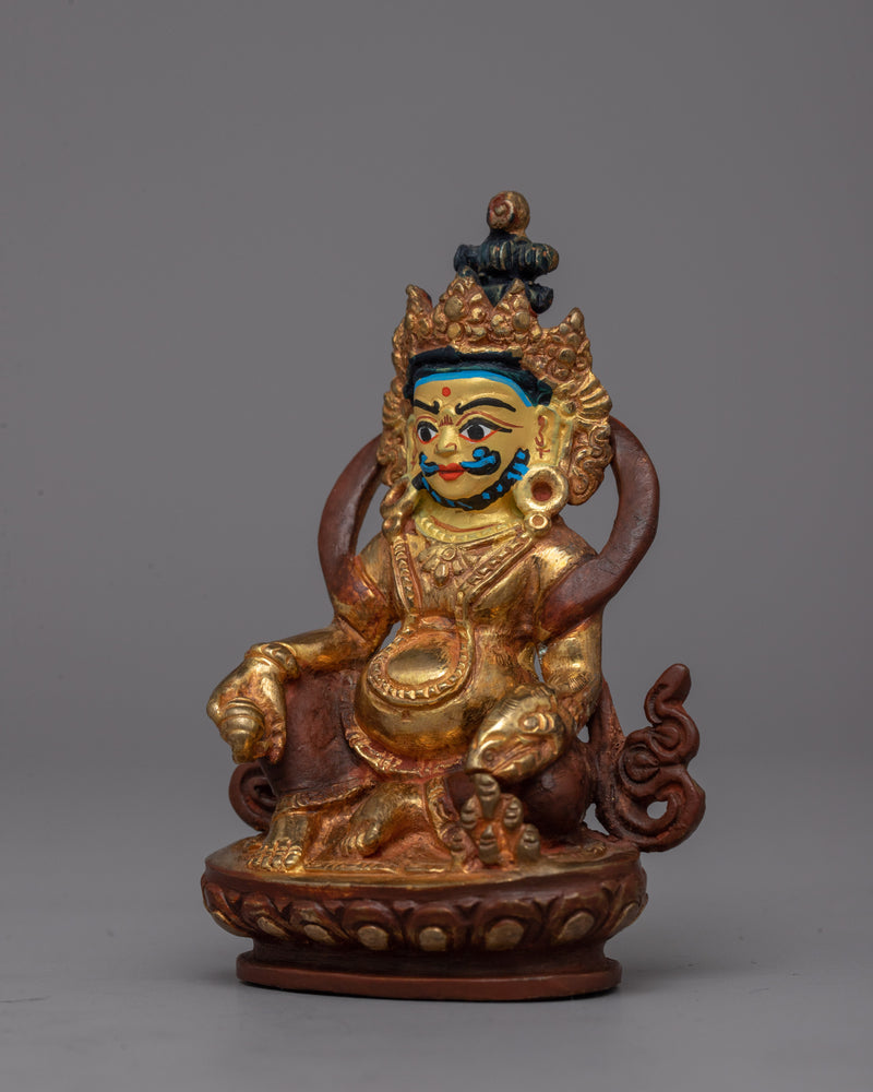 Guru Dzambhala Mantra Prayer Statue | Elevate Your Sacred Space with Buddhist Wealth Deity