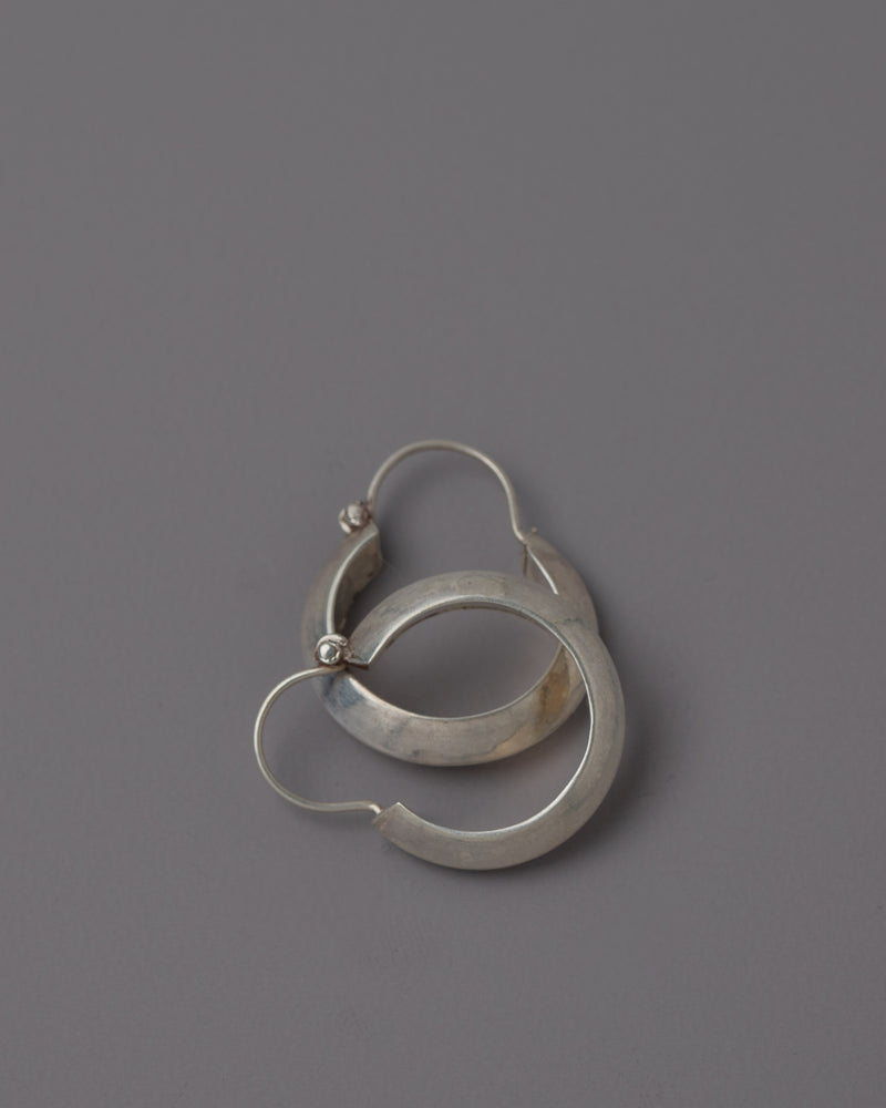 Hoop Silver Earrings Set | Handcrafted Earrings Enhancing Any Outfit with Elegant Silver