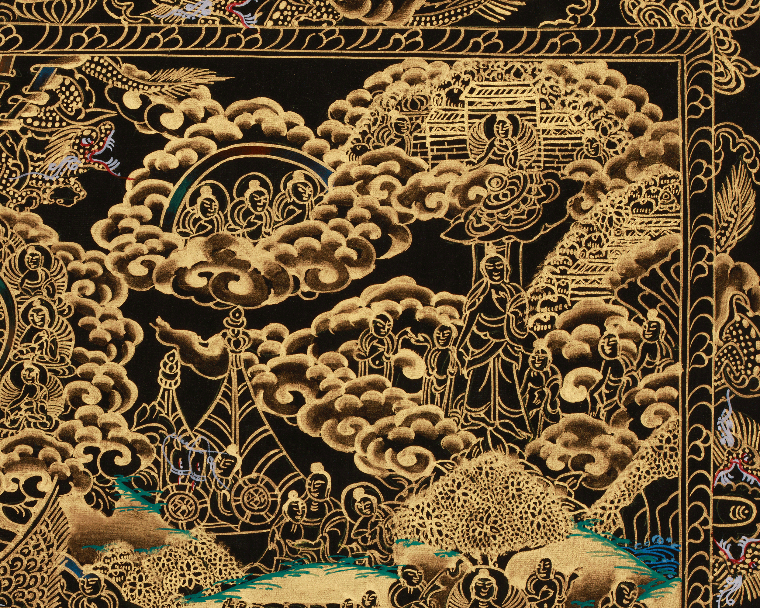 Traditional Art of Buddha Life Story Thangka | Shakyamuni Buddha Thangka
