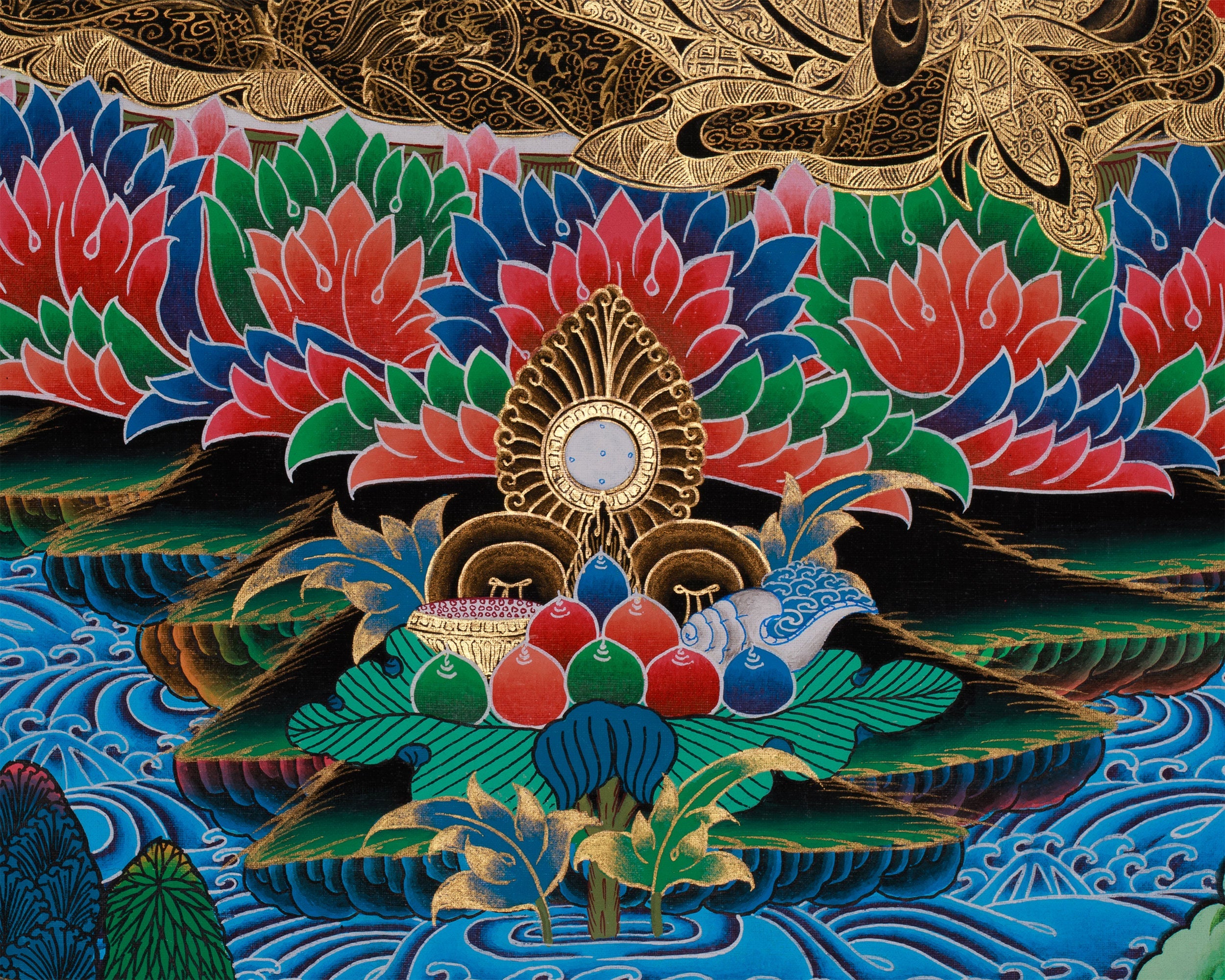 Guru Tsokye Dorje Artwork | Lotus Deity of Vajrayana | Power, Compassion and Wisdom