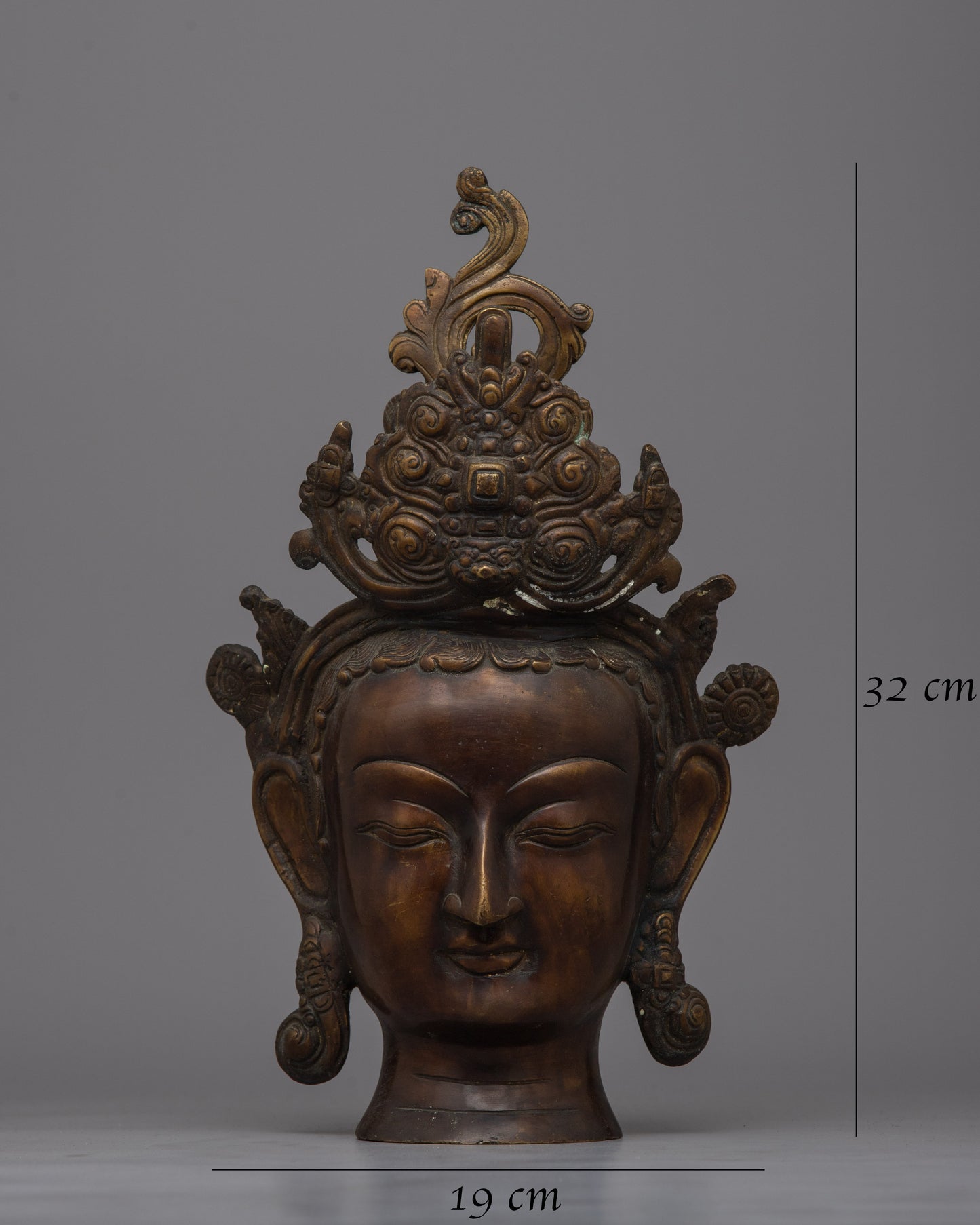 Large Buddha Head Statue | Timeless Charm and Artisan Craftsmanship in a Sacred Sculpture