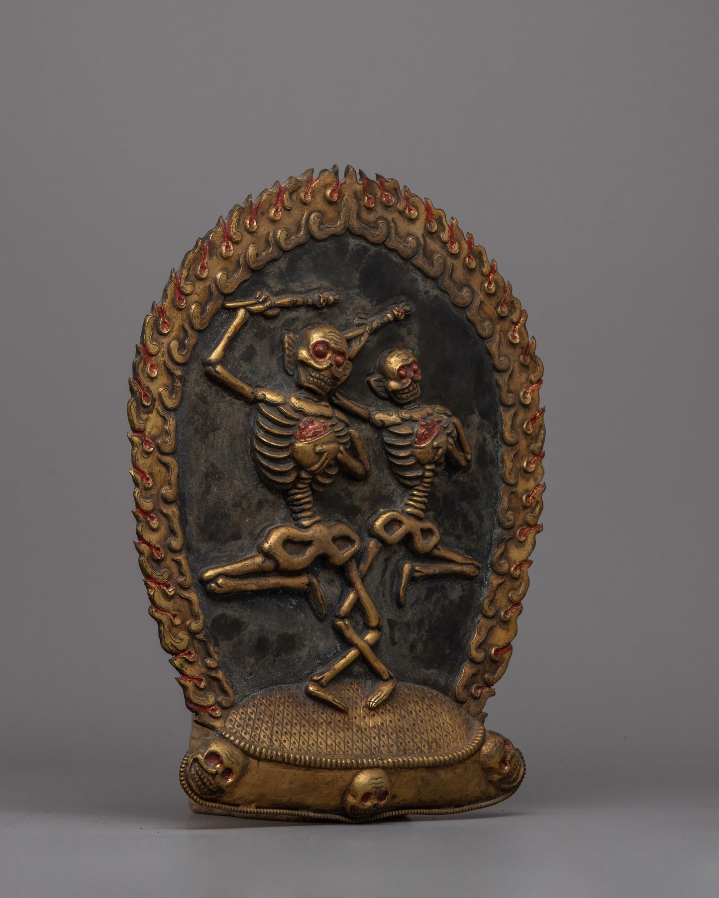 Dharmapala Citipati Wall Hanging | Mahakala Citipati Guardians for Spiritual Devotion & Protection